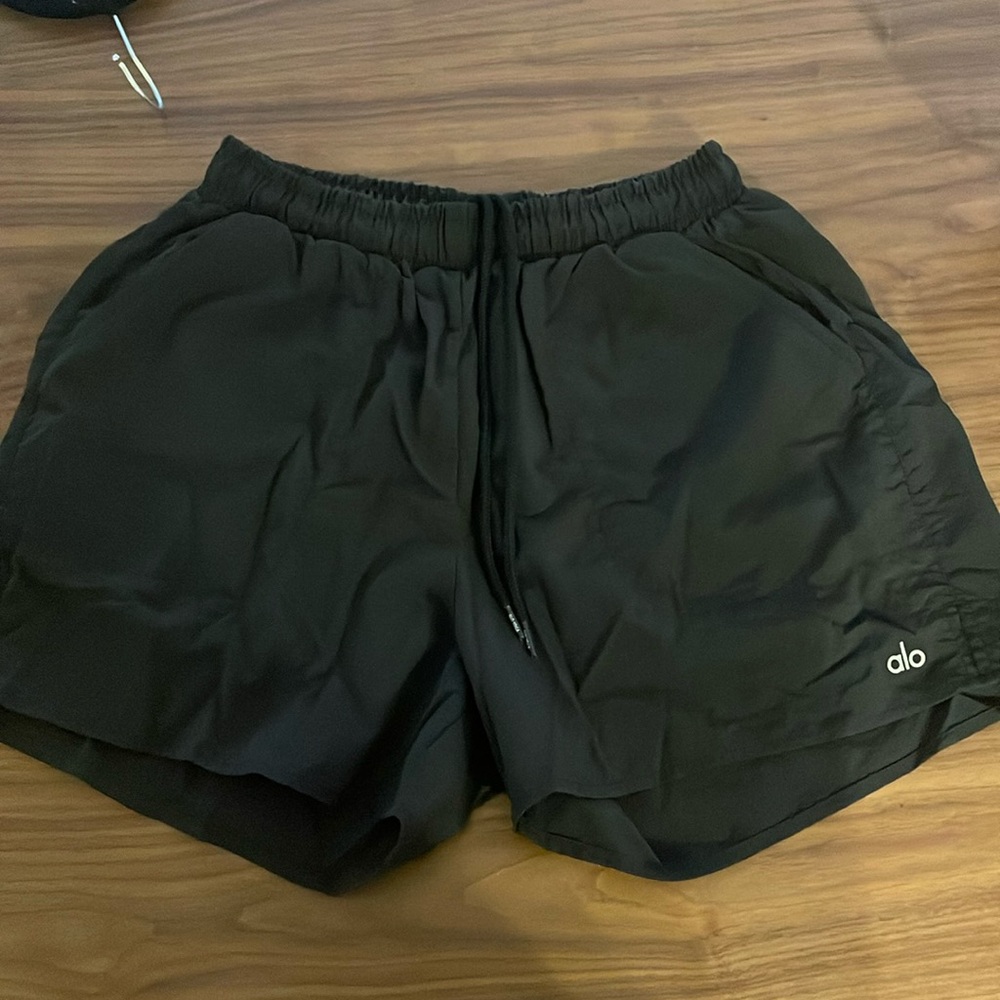 ALO Black Shorts (Size Medium)
